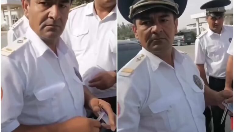 Пулиси нозири роҳ ронандаро зад