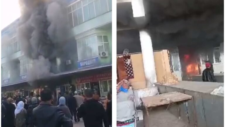 Сӯхтор дар бозори Ҷалолиддини Балхӣ
